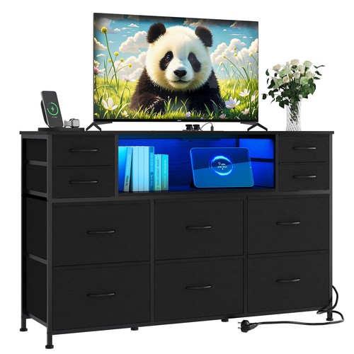 Drawer fabric dresser - 10,