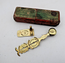 Boxed Antique 19cth Century T Simmons' Improved Sovereign Balance Scales