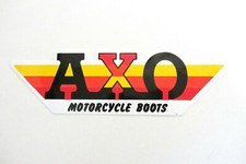 AXO Motorcycle Boots Logo Decal Tuning Race Sticker Motorsport - 185 x 55mm