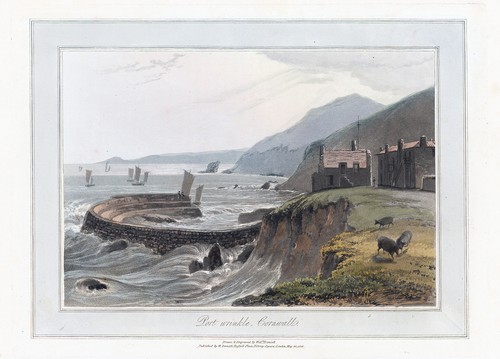 1823 original antique aquatint - 1823,