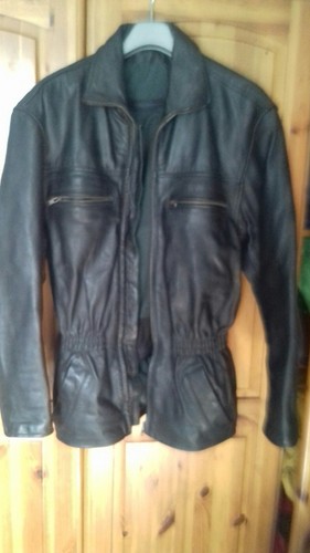 Vintage leather motorcycle