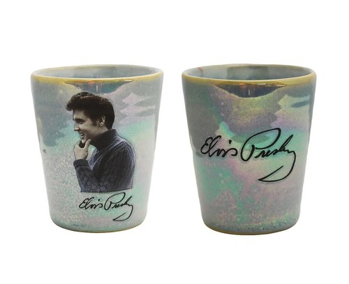 Elvis presley shot glass - elvis,