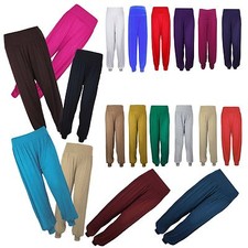 LADIES WOMEN GIRLS FULL LENGTH HAREEM ALI BABA BAGGY HAREM TROUSERS LEGGINGS 