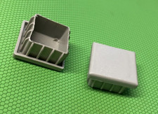 IKEA Galant Desk End Caps, Gray,  Part No 11103 - Quantity 2 - Mint condition