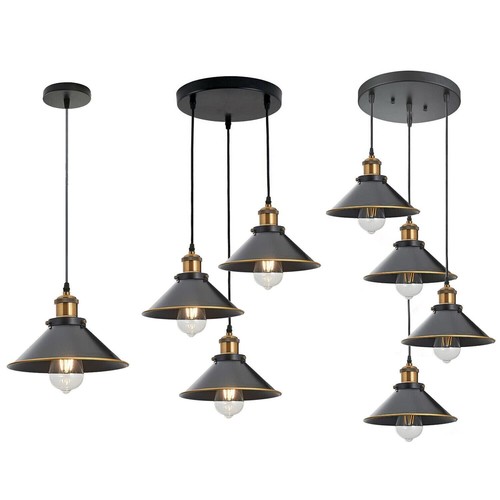 Vintage industrial pendant - vintage,