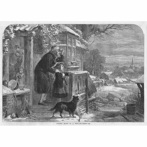 Victorian scene winter a - victorian, scene: