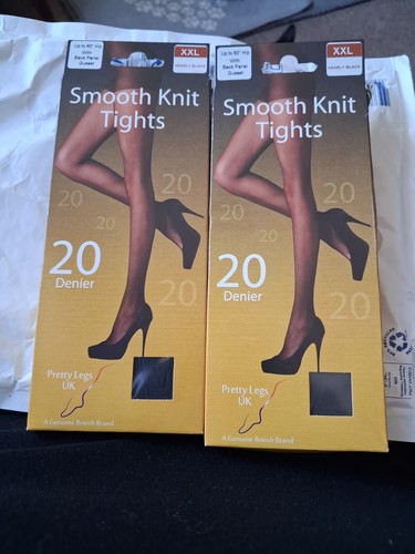 Smooth knit denier tights - knit,