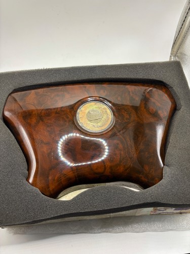 Wood steering wheel horn pad - wood,