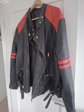 Men's Leather Biker Jacket Size L. Possible Gay Interest