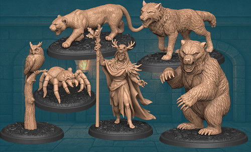 Druid wild shape miniatures - druid,