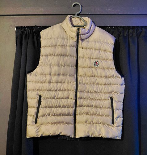 Moncler lightweight beige down - moncler,