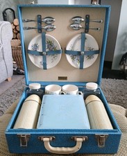 1950s Blue Floral Brexton