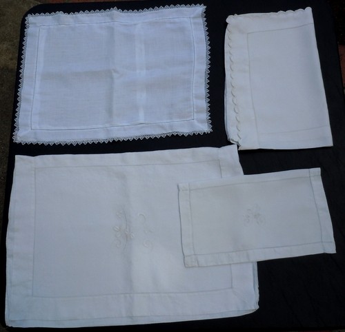 Vintage linen pillow cases - linen,