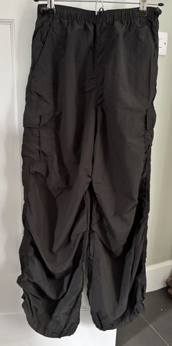 Girls black parachute - black,