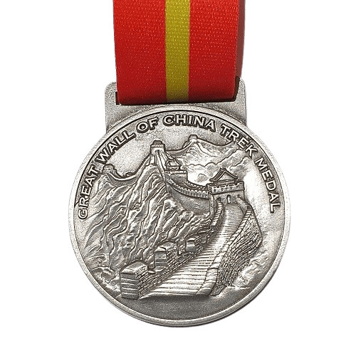 Great wall china trek - wall, medal