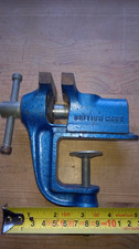  British Made Iron Bench Vice