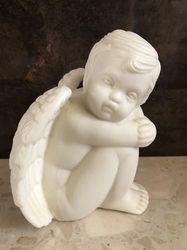 Vintage bisque ware - bisque, white