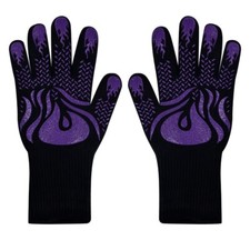 1 Pair Extreme Heat Resistant Gloves BBQ Grilling Cooking Oven Glove Mitts 1472℉