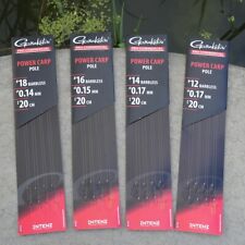 Gamakatsu Pro Commercial POWER CARP SPADE Hooks to Nylon - Ready tied Hooklength