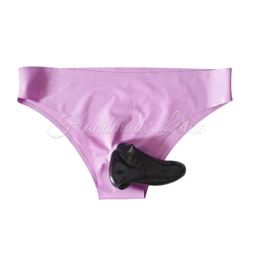 Latex rubber shorts with - shorts,