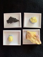 Mineral Samples From Mount Teide, Tenerife