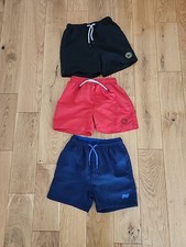 Swimming shorts, 3 pairs black