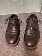 Primark Black Lace Up Shoes Size 8