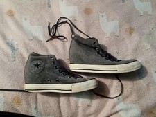 Converse Grey Hidden Wedge Trainers Size 4.5