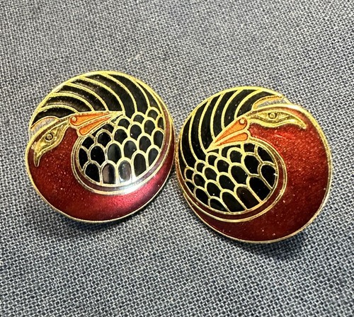 Laurel burch red - red, mynah