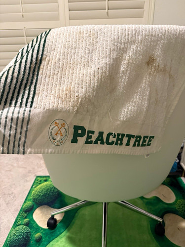 Peachtree golfbag towel old - towel,