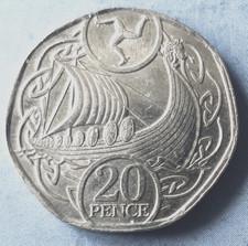2020 Isle of Man 20 Pence -