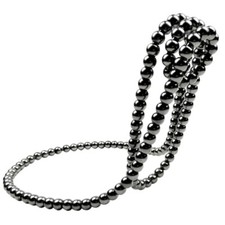 Imitation Pearl Necklace Wine