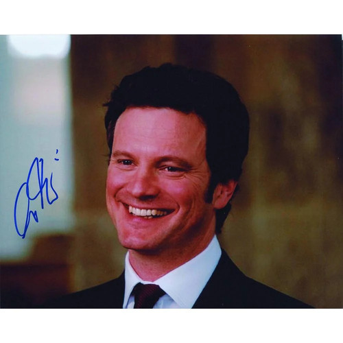 Colin firth signed - colin, colour
