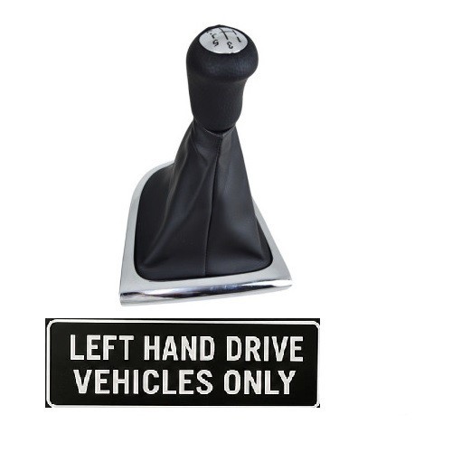 Black speed leather gear - black,
