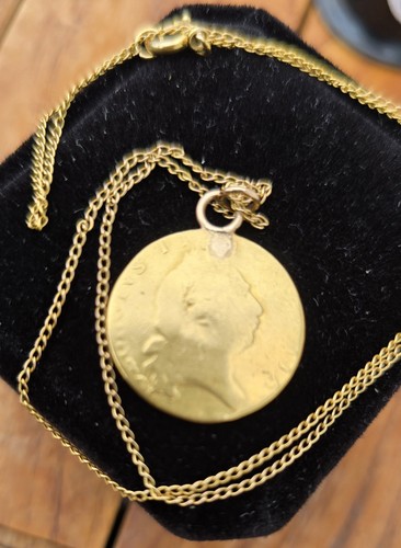 22ct yellow gold - , half
