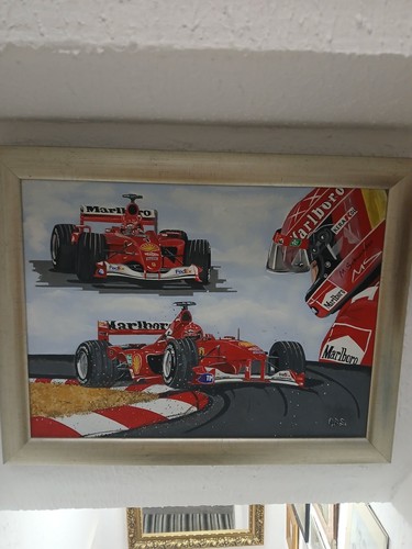 Schumacher ferrari oil - schumacher,