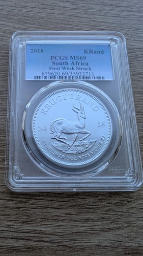 2018 krugerrand 1oz silver - 2018,