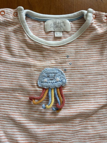 Albetta orange wht stripe - (uk),