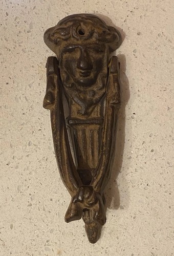 Cast iron door - iron, knocker