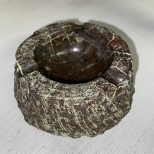 Vintage Cornish Serpentine Lands End Cornwall Ashtray Bowl Pin Dish