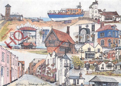 Picture postcard aldeburgh - picture, postcard>>aldeburgh