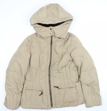 Zara Women Beige XL Puffer