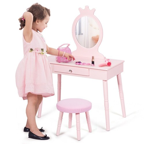 Kids vanity table and chair - kids,