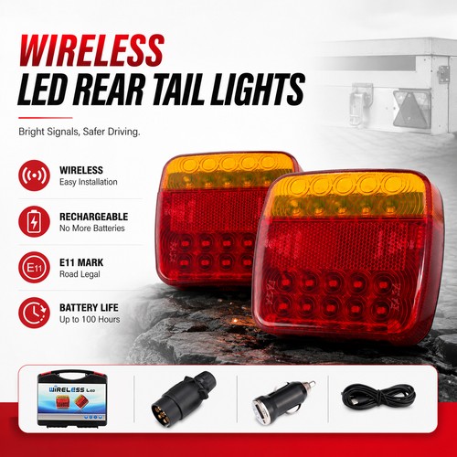 Wireless led rear - wireless,