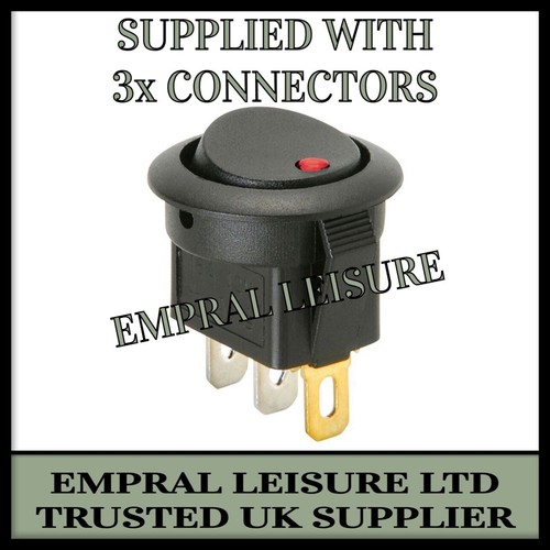 Campervan 12v rocker switch - rocker,