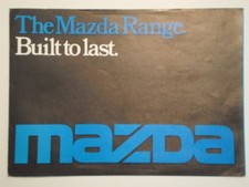 MAZDA RANGE orig 1976 1977 UK