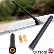 Universal Car Bee Sting Stubby Short Aerial Ariel Mast Antenna Radio 10cm Black