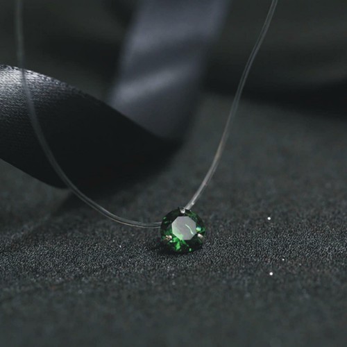 Dazzling zircon necklace - dazzling,