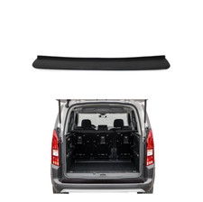 VAUXHALL COMBO 2018 ONWARDS REAR BUMPER PROTECTOR GUARD SCRATCH COVER ABS BLACK