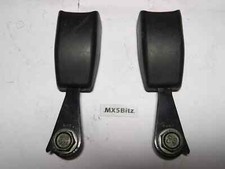 MX5 MK1 EUNOS SEATBELT STALKS SHORT STEM SEAT MOUNTED CLEAN AND WORKING PAIR
